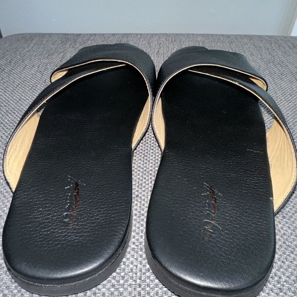 MARSELL Spatola Slide Flat SANDALS Size 38.5 Nude Natural Leather Italy NEW $690 - Picture 3 of 5